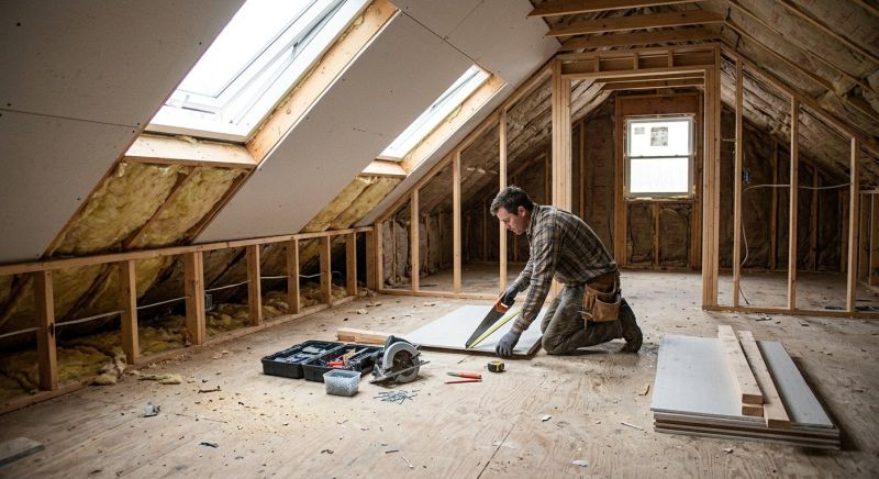 Attic Room Installation in Conroe, TX