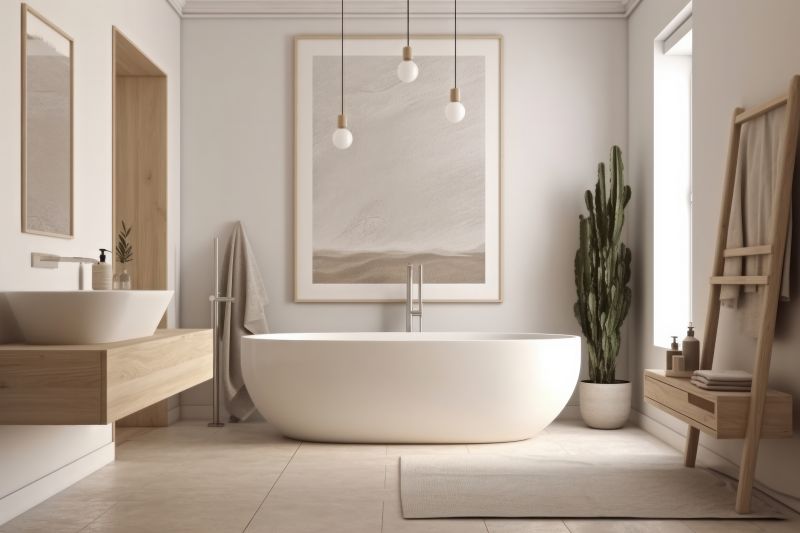 Elegant Bathtub Area